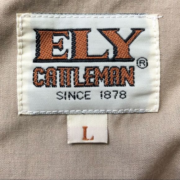 Vintage Ely Cattleman Smile Pocket Embroidered Western Shirt sz L - Picture 12 of 13